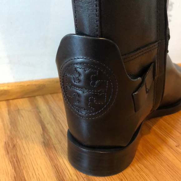 🆕 Tory Burch Colton Riding Boot Galleon Leather 6.5 - Picture 4 of 8